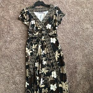 Mid calf length dress